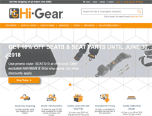 Tablet Screenshot of hi-gear.com